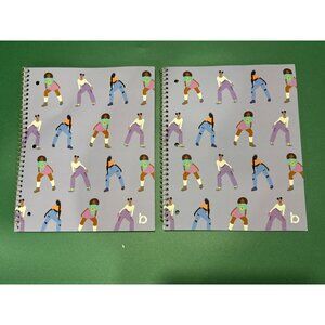 Be Rooted 1 Subject Notebook 70 Sheets Lined Paper 8.5x10.5" Dancing Girl Design